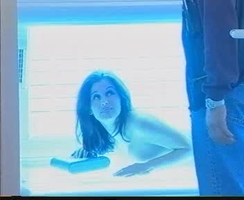 Tanning Bed - Russian Redhead In Tanning Bed Sucks & Fucks Janitor- Wtk ...