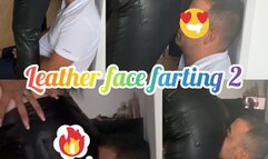 Leather face long farting 2