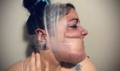 Tight clear gag