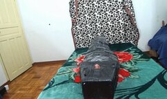 PUTTING A SLAVE IN A SMOTHERBOX AND RELEASING ALL THE ROTTEN GASES IN THE IMBECIAL'S FACE BY SARA ROSA AND DANIEL SANTIAGO CAM BY ALINE FULL HD