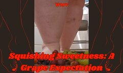 Squishing Sweetness: A Grape Expectation with SSBBW Rachel and Her Cute BBW Feet WMV