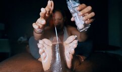 LadySteph Milks BBC While Wiggling Her Toes And Gives JOI