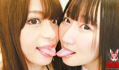 First Time Of Our Lesbian Kiss!! Saiko YATSUHASHI and Misaki YUMENO