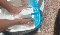 Beautiful Goddess uses Sexy Soles to make Special Drink for Slaves 1080