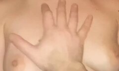 Rough tits and nipple play while riding