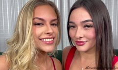 NEW PERFECT GIRLS IN A HOT KISS - NEW TOP BLONDE NATHÁLIA AND ADRIANA - NEW MR SEP 2024 - CLIP 1