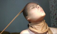 The pinched nose by beige stocking WMV