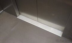 Fifi smashing her foot and toes in an elevator door, walking barefoot in the parking garage, then driving and talking about her experience *new*