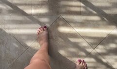 BANANA CRUSH dirty bare feet!