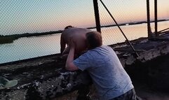 Ass licking and masturbating