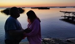 Oral with ass licking outdoor