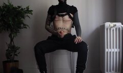 inhale - gasp - kneel