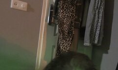 submissive slave training and cumshot