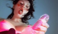 Cute clown makes you suck a dildo And sits on your face