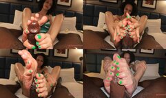 Rawr Green Toes Unstoppable