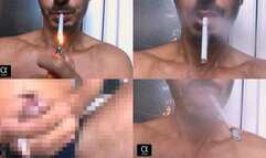 Smoking Muratti red 100s IYF masturb 070924 dark