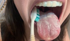 Teeth Brushing Before During After