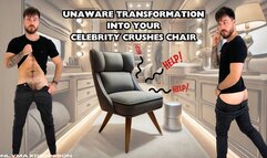 unaware transformation into your celebrity crushes chair
