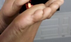 neighbor size 12 amazing footjob