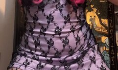 Sucking and Riding a Thick Dildo