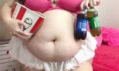 KFC Stuffing and Pepsi with Brazilian BBW Camilla!