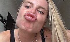Sweet delicious juicy lips with kisses and gloss! MP4