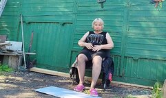 Matures gets pussy licked, with cum on big tits