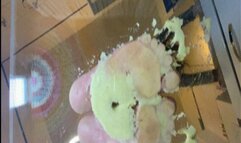 Crush Banana under Glass