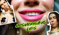 Mesmerizing melting creamy lips
