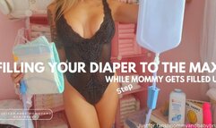 Filling Your Diaper To The Max While Getting Cucked