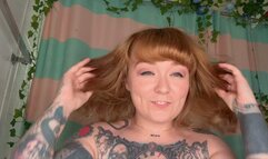 STRAIGHTENING WAVY RED HAIR