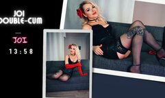 JOI double-cum, Horny stepmom helps you cum twice