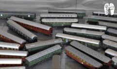 Merciless Train Waggons crush 10