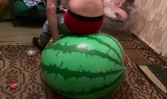 Jason smoke and burn watermelon beachball with cig