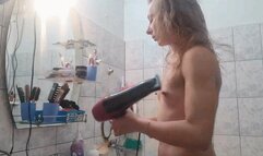 hair dry masturbation latex