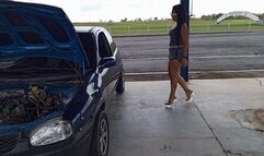 Roxan starting and repairing Corsa Chevrolet (3)