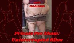 Private Pee Show: Uninterrupted Bliss for SSBBW Rachel MP4 1920x1080