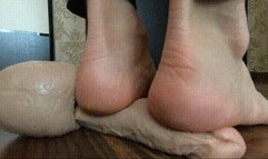 Stomp your fucking dick so flat