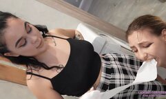 NICOLE - Golden shower as a lesson for a whore (HD)