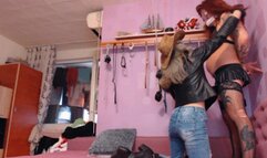 cross dressing mask fetish