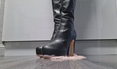 Knee-High Boots Stuck!