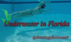 Underwater with Mermaid Fin