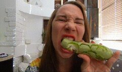 Your Vampirella eat vegetables c