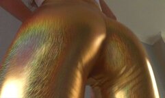 Lick My Shiny Gold Ass Facesit