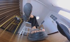 YUANYUANH black thick soles Angry 360VR