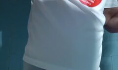 I poured 10 liters of water into myself and my belly button came out