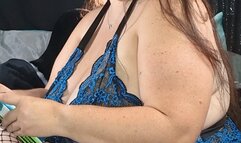 Nicki Pie Smoking VS 120 in lingerie