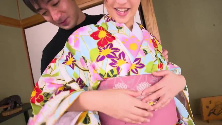 Beautiful Girl Dressed In Kimono Porn Video pic