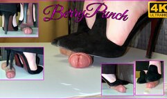 Mature Dirty Heels Cock Trampling - Cock Crush - Heeljob - Shoejob - 4K