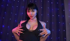 Sexy model gives amazing blowjob with mouth full of cum